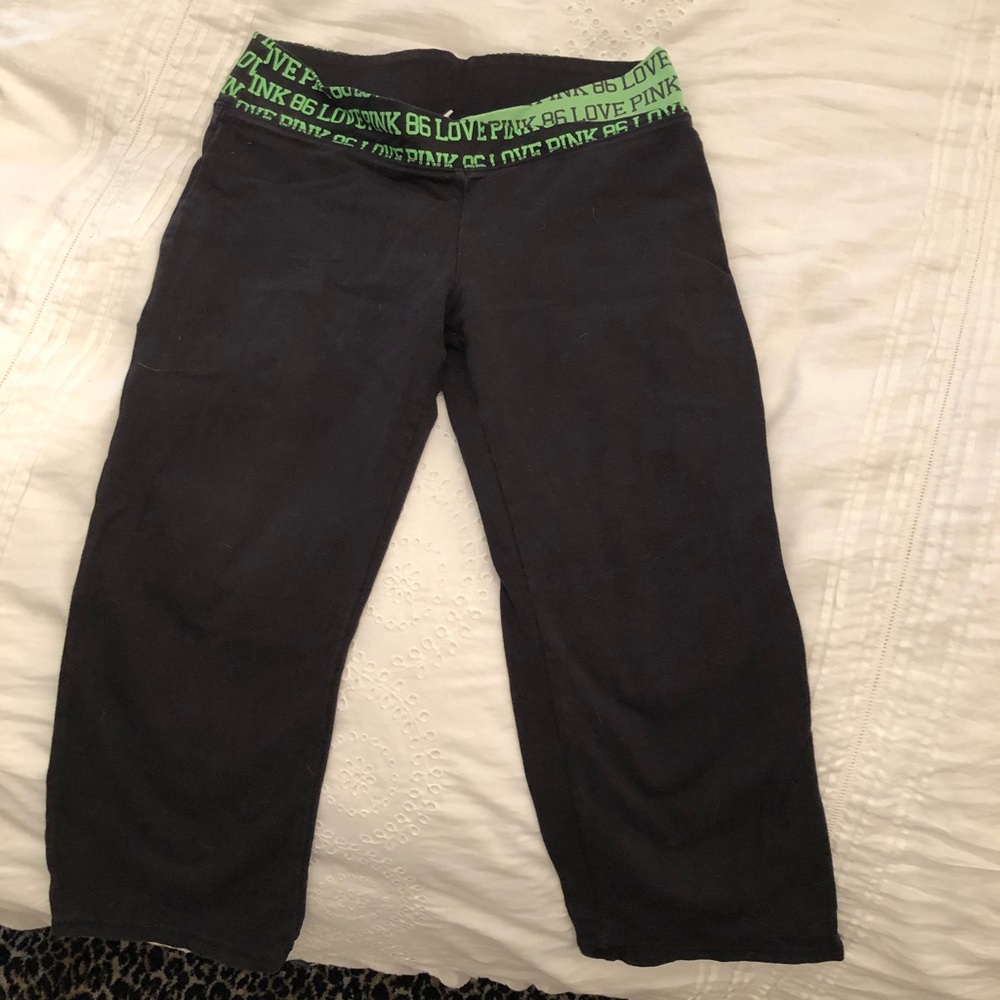 PINK Cropped Yoga Pant